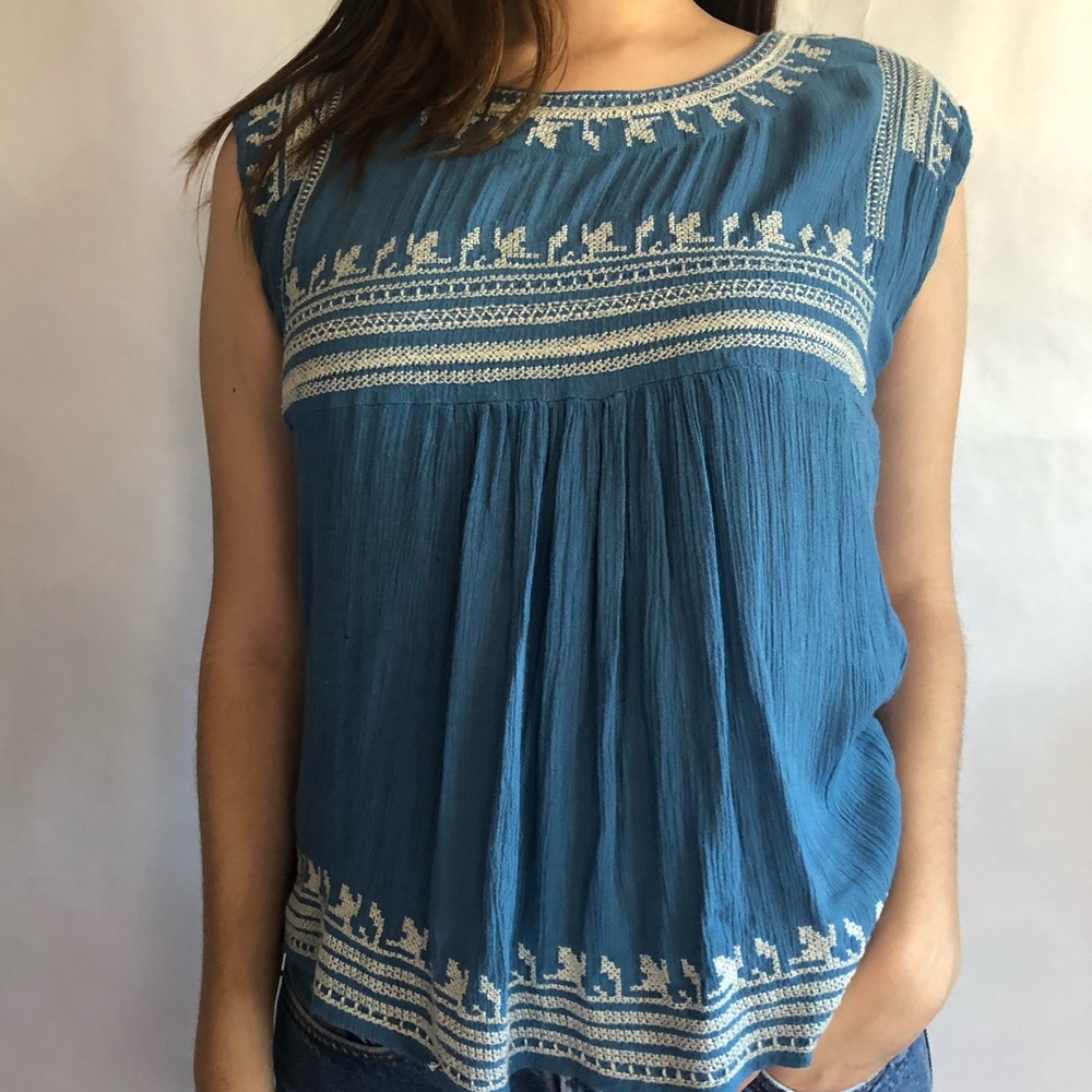 Vintage Embroidered Top
